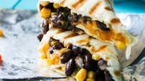 Crispy Black Bean and Rice Burritos Crispy Black Bean and Rice Burritos