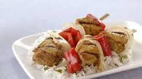 Grilled Indian Pork Kabobs with Sweet Onions and Red Bell Peppers Grilled Indian Pork Kabobs with Sweet Onions and Red Bell Peppers
