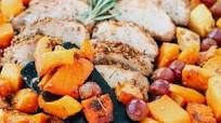Sheet Pan Pork Tenderloin with Squash and Grapes Sheet Pan Pork Tenderloin with Squash and Grapes