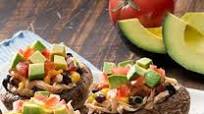 Chicken-Enchilada Stuffed Portobello Mushrooms Chicken-Enchilada Stuffed Portobello Mushrooms