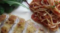 Breaded Veal with Tomato Spaghetti Breaded Veal with Tomato Spaghetti