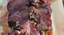 Smoked Venison Steak with Smoked Cherry Sage Butter Smoked Venison Steak with Smoked Cherry Sage Butter