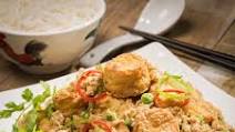 Minced Chicken with Egg Tofu Minced Chicken with Egg Tofu
