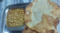 Chana masala with poori Chana masala with poori