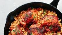 Spicy Chicken with Cauliflower Rice Spicy Chicken with Cauliflower Rice