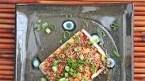 Warm Tofu with Spicy Garlic Soy Sesame Sauce Warm Tofu with Spicy Garlic Soy Sesame Sauce