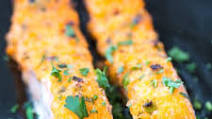 Baked Salmon with Spicy Mayo Masago Sauce Baked Salmon with Spicy Mayo Masago Sauce