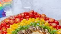 Rainbow pizza Rainbow pizza