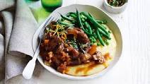 Osso bucco with mushroom and red wine sauce Osso bucco with mushroom and red wine sauce