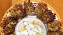Crispy Zucchini Fritters with Greek Yogurt Sauce (Tzatziki) Crispy Zucchini Fritters with Greek Yogurt Sauce (Tzatziki)