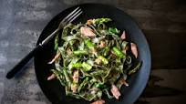 Fettuccine With Asparagus and Smoked Salmon Fettuccine With Asparagus and Smoked Salmon