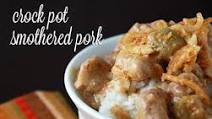 Crock Pot Smothered Pork Crock Pot Smothered Pork