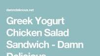 Greek Yogurt Chicken Salad Sandwich Greek Yogurt Chicken Salad Sandwich