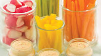 Red Pepper Hummus Dip with Veggies Recipe Red Pepper Hummus Dip with Veggies Recipe