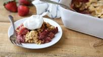 Strawberry-Rhubarb Dump Cake Strawberry-Rhubarb Dump Cake