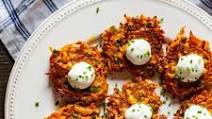 Easy Sweet Potato Latkes Easy Sweet Potato Latkes