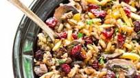 Crockpot Wild Rice Stuffing with Cranberries Crockpot Wild Rice Stuffing with Cranberries