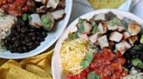 Grilled Pork Burrito Bowls with Avocado- Lime Crema Grilled Pork Burrito Bowls with Avocado- Lime Crema
