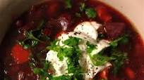 Beef and Beet Borscht Beef and Beet Borscht