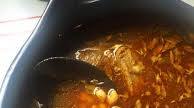 Red Chile Beef Pozole~Pozole de Res Red Chile Beef Pozole~Pozole de Res