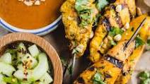 Chicken Satay with Peanut Sauce Chicken Satay with Peanut Sauce