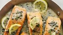Lemon Salmon Piccata Lemon Salmon Piccata