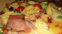 Maui Zaui Pizza With Polynesian Sauce Maui Zaui Pizza With Polynesian Sauce