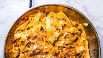 Authentic Bolognese With Pappardelle Authentic Bolognese With Pappardelle