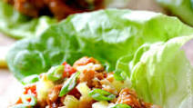 Thai Chicken Lettuce Wraps Thai Chicken Lettuce Wraps