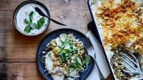 Vegetable Biryani with Cucumber Raita Vegetable Biryani with Cucumber Raita