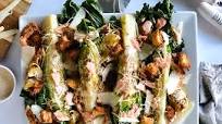 Grilled Caesar Salmon Salad Grilled Caesar Salmon Salad