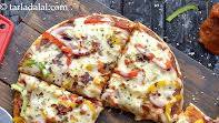 Indian Style Veg Pizza, Tava and Oven Veg Pizza recipe - How to make Indian Style Veg Pizza, Tava and Oven Veg Pizza Indian Style Veg Pizza, Tava and Oven Veg Pizza recipe - How to make Indian Style Veg Pizza, Tava and Oven Veg Pizza