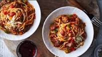 Slow-Cooker Four-Cheese Spaghetti with Italian Sausage Slow-Cooker Four-Cheese Spaghetti with Italian Sausage