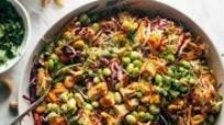 Cashew Crunch Salad with Sesame Dressing Cashew Crunch Salad with Sesame Dressing