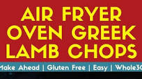 Air Fryer Oven Greek Lamb Chops Air Fryer Oven Greek Lamb Chops