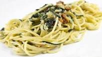 Spinach and Spaghetti in White Sauce Spinach and Spaghetti in White Sauce