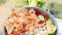 Ultimate Greek Salad with Seasoned Shrimp & Crumbled Feta Ultimate Greek Salad with Seasoned Shrimp & Crumbled Feta