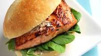 Grilled Salmon Sandwiches with Chipotle Mayo Grilled Salmon Sandwiches with Chipotle Mayo