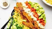 Vegan Low FODMAP Dinner Recipes: Cobb Salad Vegan Low FODMAP Dinner Recipes: Cobb Salad