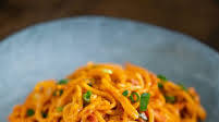 Korean-style Bacon & Egg Noodles Korean-style Bacon & Egg Noodles