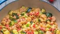 SHRIMP AND ZUCCHINI SKILLET SHRIMP AND ZUCCHINI SKILLET