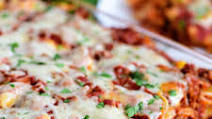 Three Cheese Baked Mostaccioli Three Cheese Baked Mostaccioli