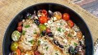 One-Pan Mediterranean Pork Chops One-Pan Mediterranean Pork Chops