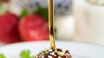 Strawberry Balsamic Asian Glazed Chicken Meatballs Strawberry Balsamic Asian Glazed Chicken Meatballs