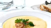 Pumpkin Soup with Norwegian Scallops Pumpkin Soup with Norwegian Scallops