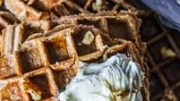 Rye Flour Ricotta Waffles with Whipped Maple Cream Cheese Rye Flour Ricotta Waffles with Whipped Maple Cream Cheese