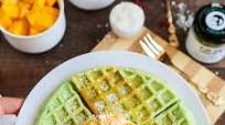Green Tea Matcha Waffles Green Tea Matcha Waffles