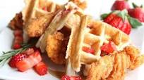 Strawberry and Rosemary Chicken and Waffles Strawberry and Rosemary Chicken and Waffles