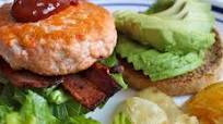 Salmon Burger BLTA Salmon Burger BLTA