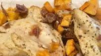 Roasted Chicken with Sweet Potatoes and Dates Roasted Chicken with Sweet Potatoes and Dates